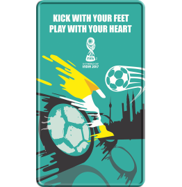 Kick with your feet Poster