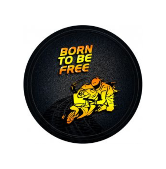 Born To Be Free Badge