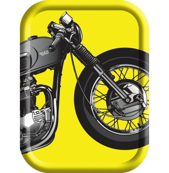 Yellow Bike Keychain